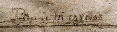 Lidia BUGATTI (1907-?)
Cheval Plâtre. Signé...