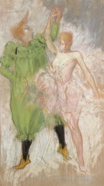 Richard RANFT (1862-1931)
Le clown et la...