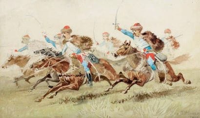 Noël Dieudonné FINART (1897-1975)
La course...