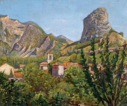 PAUL MADELINE (1863-1920)
Vue du Midi Huile...