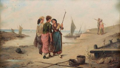 Gaspard FOSSATI (1809-1883)
La côte sicilienne...