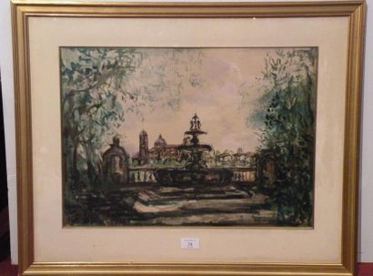 François de MARLIAVE (1874-1953)
Bassin à...