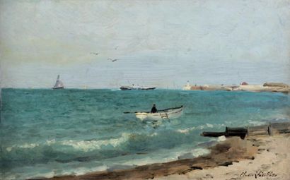 Elodie LA VILETTE (1843-1917)
Entrée du port...