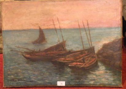 Francois Alfred DELOBBE (1835-1920)
Sardiniers...