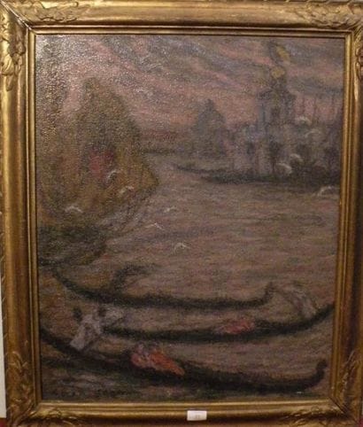 Edmond AMAN-JEAN (1860-1936)
Venise Huile...