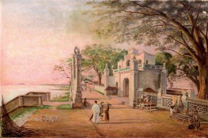 École Française du XIXe siècle
Temple hindou...