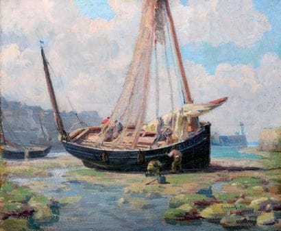 Paul ESHBACH (1881-1961)
Marée basse en Bretagne...