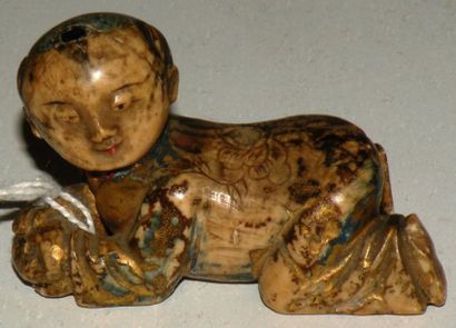 Statuette de Hehe en stéatite représenté...