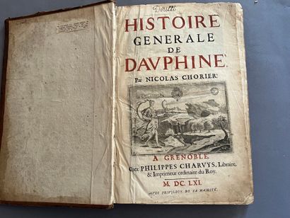 (Dauphiné]. CHORIER (Nicolas). General History...