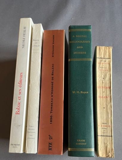 (BALZAC) - 5 works.
- ROYCE (W. H.). A Balzac...
