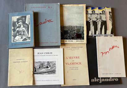 [Artists’ Exhibition Catalogs]. A collection...