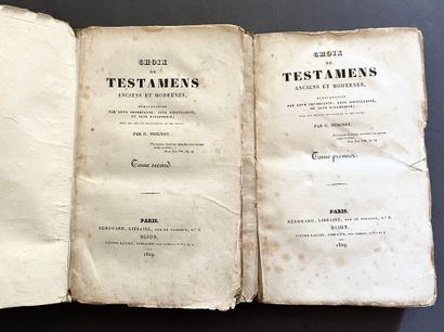 PEIGNOT (Gabriel). A Selection of Ancient...