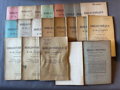 (CHADENAT) - Library of the late Mr. Ch....