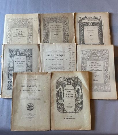 (Catalogs]. 5 prestigious auctions, 1923–1936....