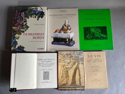 (Oenology) - 4 volumes.
- OBERLÉ (Gérard)....