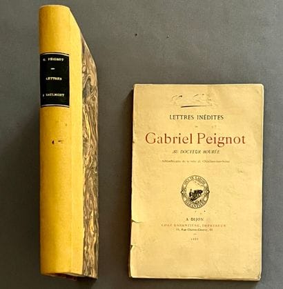 PEIGNOT (Gabriel). Letters to His Friend...