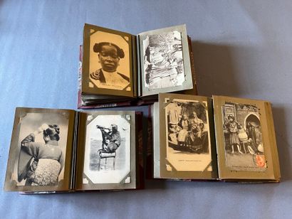 Postcards - Madagascar. 3 albums containing...