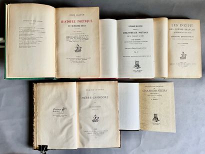 (Poetry). Set of 5 volumes.
- OULMONT (Charles)....