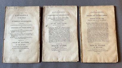 (Auction Catalogs) - London: 3 catalogs from...