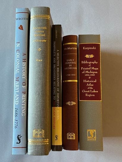 [AMERICA (Michigan and Maryland)] - 5 volumes.
-...