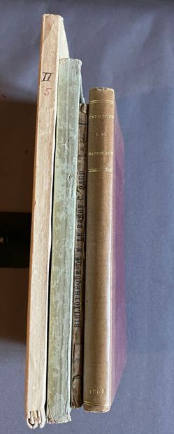 (Auction Catalogs). 4 volumes, in-8.
- Bibliothèque...
