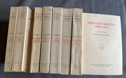 (Bibles) - STEGMULLER, Fridericus. *Repertorium...