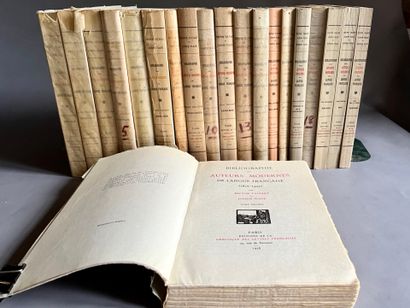 TALVART (Hector) and Joseph PLACE. Bibliography...