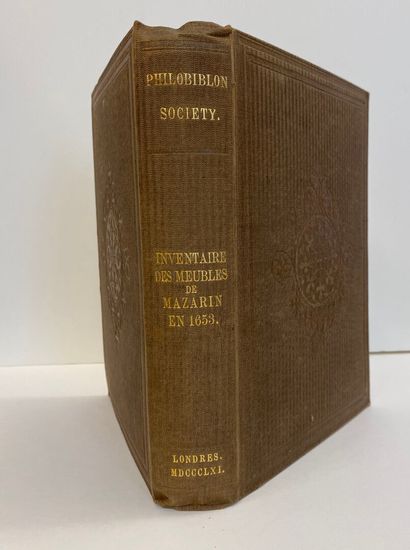 (MAZARIN). INVENTORY OF ALL CARDINAL MAZARIN’S...