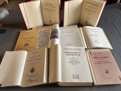 [CANADA]. 8 works in 9 volumes.
. HUGOLIN...