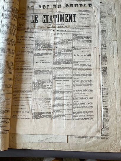 (Paris Commune – PRESS). Collection of 48...