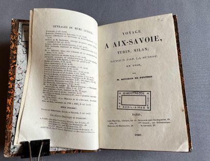 BOUCHER DE PERTHES (M.). Journey to Aix-Savoie,...