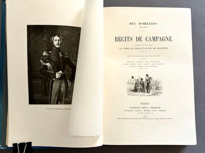 ORLÉANS (Ferdinand-Philippe, Duke of). Campaign...