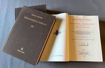 (China) - CORDIER (Henri). *Bibliotheca sinica*....