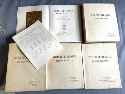 BERALDI (Catalog). Henri Beraldi Library....