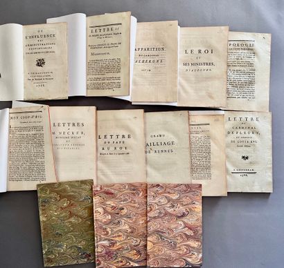 [Pamphlets]. Set of 14 pre-revolutionary...
