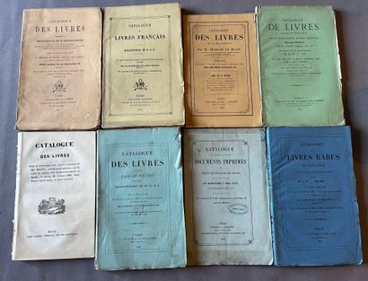(Auction Catalogs) - 11 19th-century catalogs....