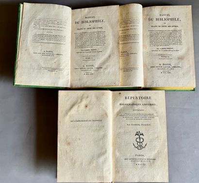 PEIGNOT, Gabriel]. The Bibliophile’s Manual,...