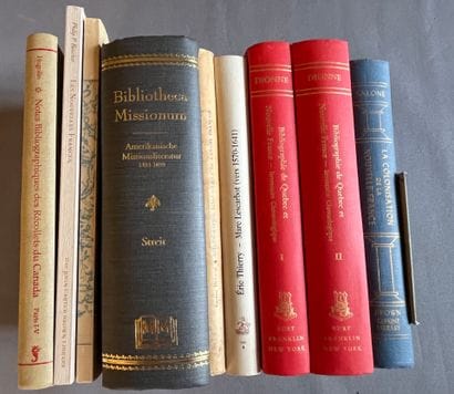 [CANADA]. 8 works in 9 volumes.
. HUGOLIN...