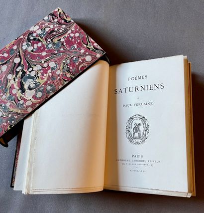 VERLAINE (Paul). *Poèmes saturniens*. Paris:...