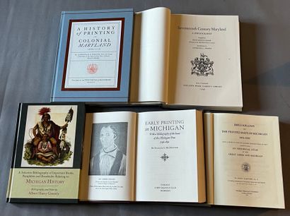 [AMERICA (Michigan and Maryland)] - 5 volumes.
-...