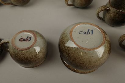 Daniel CULIS (1944-2021). Six tasses et un...