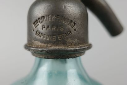 Siphon Etablissement E.Reyt Paris en verre...