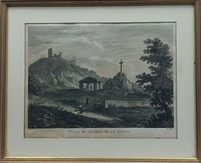 MEUNIER Née (d'après). IIème vue du Château...