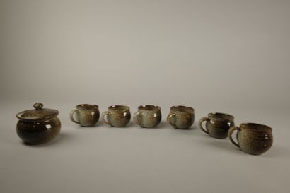 Daniel CULIS (1944-2021). Six tasses et un...