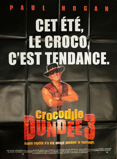 Lot de 2 affiches comprenant : 
Crocodile...