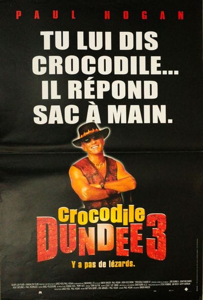 Lot de 2 affiches comprenant : 
Crocodile...