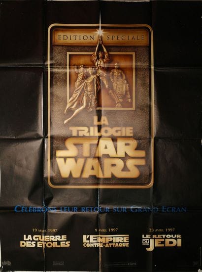 Lot de 2 affiches comprenant : 
Le retour...