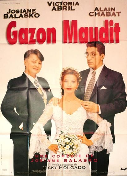 Lot de 4 affiches comprenant : 
Gazon maudit....