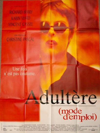 Lot de 3 affiches comprenant : 
Adultère....