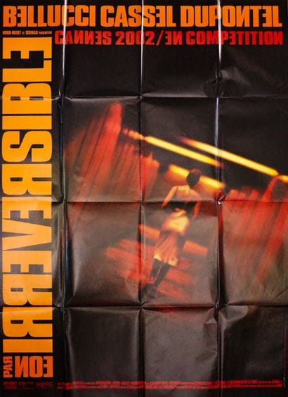 Lot de 3 affiches comprenant : 
Irréversible....